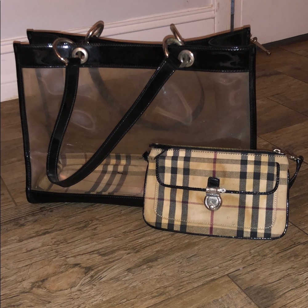 Clear Burberry Beach Bag